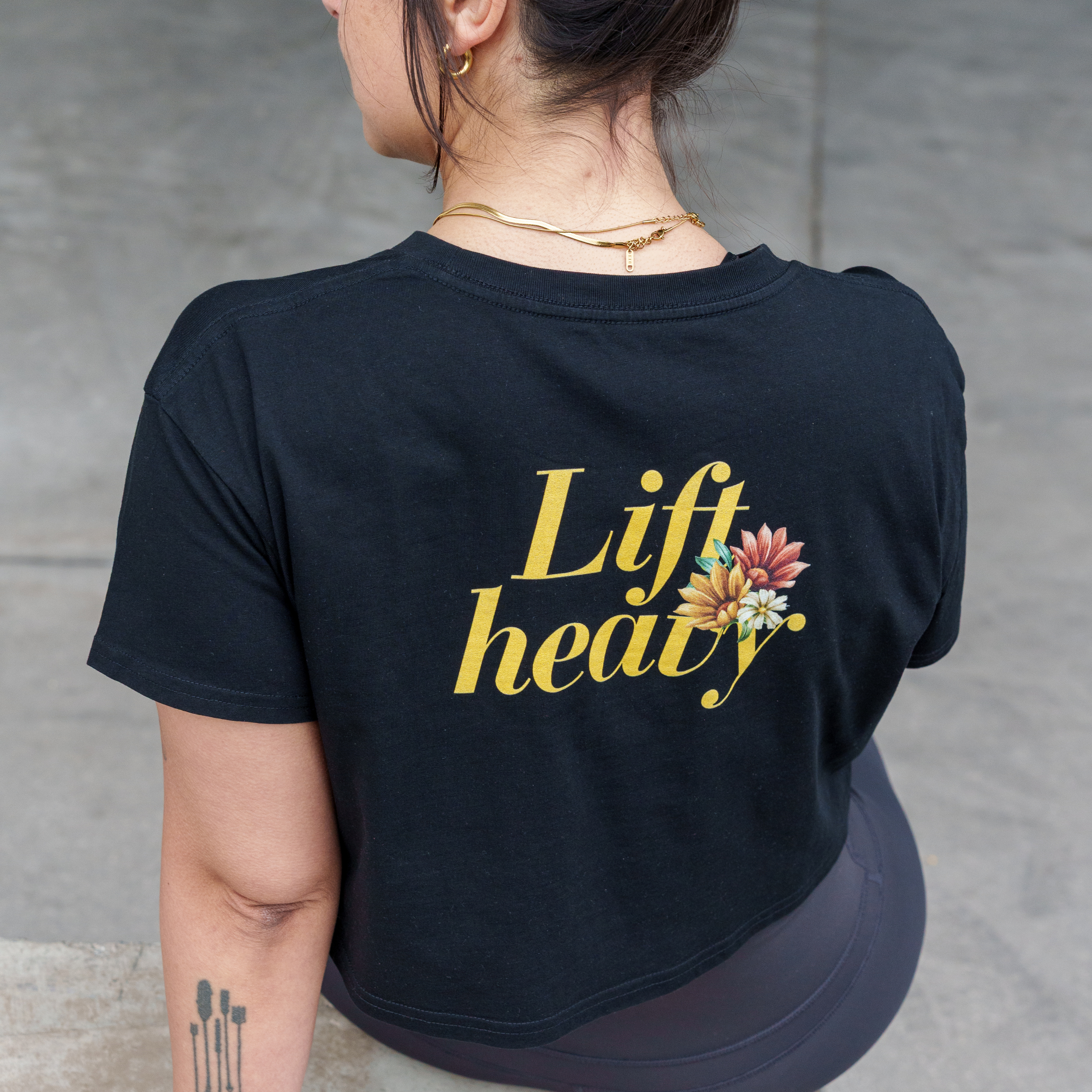 Lift heavy | Crop Top