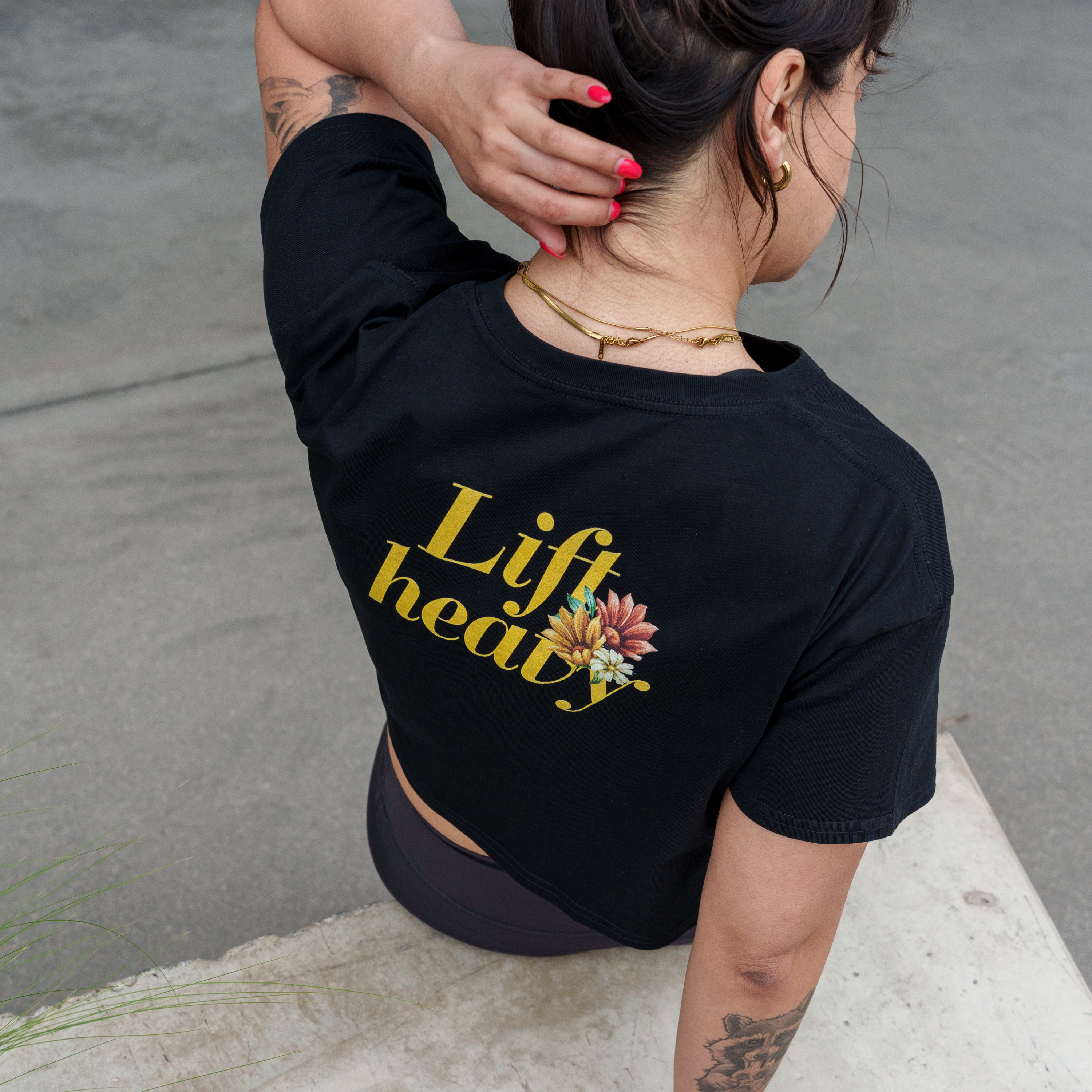 Lift heavy | Crop Top