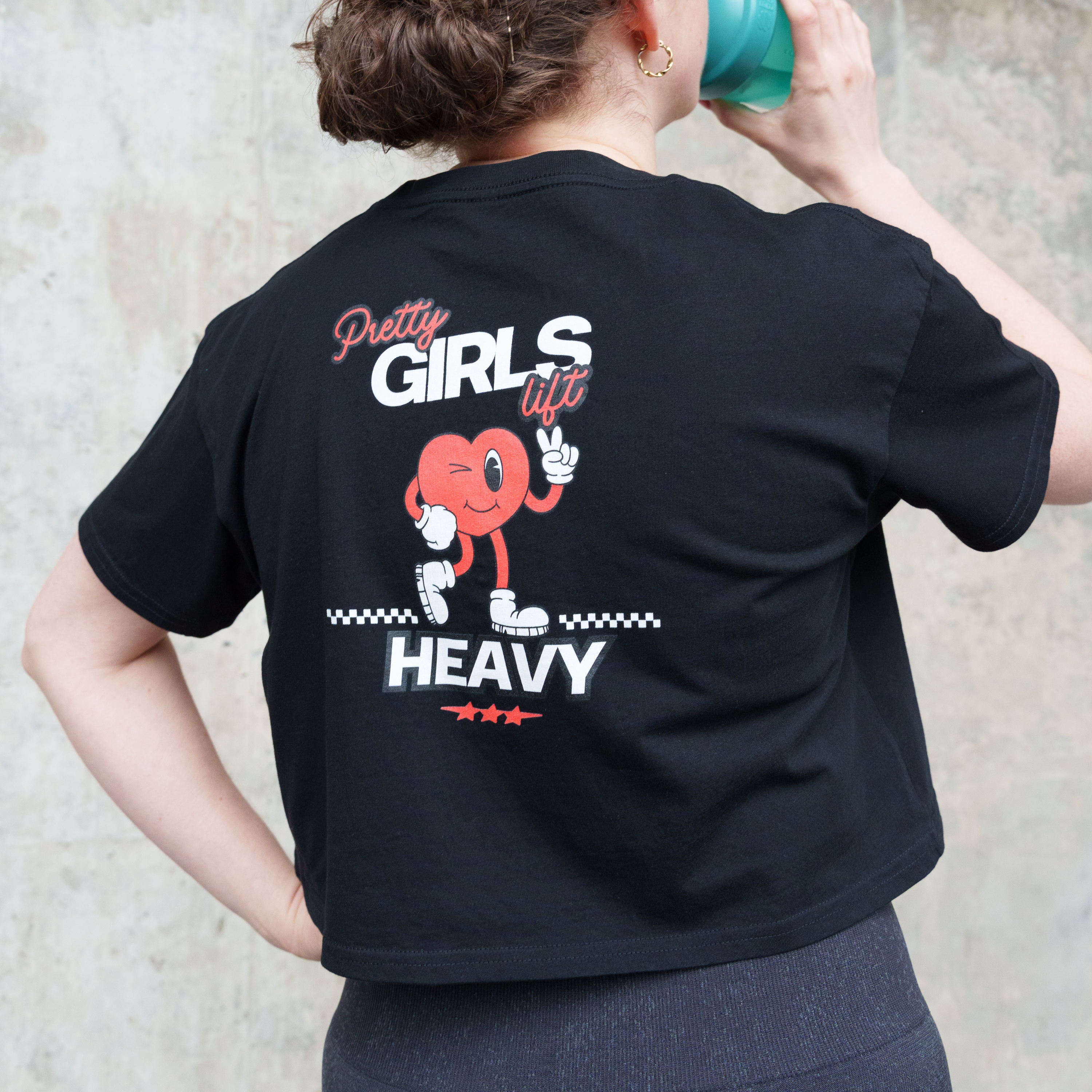 Pretty girls lift heavy | Crop Top