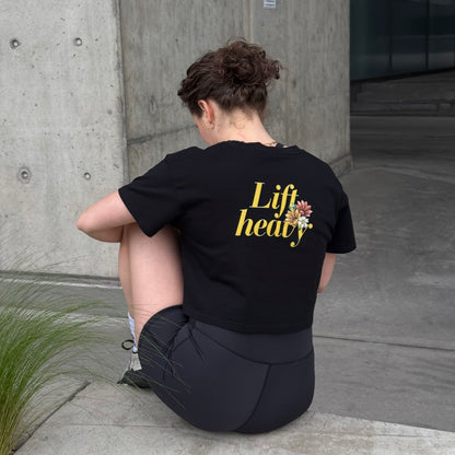 Lift heavy | Crop Top